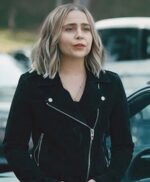 Annie Marks Good Girls Suede Leather Black Jacket