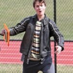Ansel Elgort November Criminals Black Leather Jacket