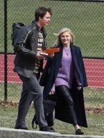 Ansel Elgort November Criminals Black Leather Jacket