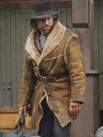 Anson Mount Hell On Wheels Distressed Leather Coat