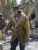 Anson Mount Hell On Wheels Distressed Leather Coat