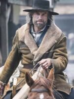 Anson Mount Hell On Wheels Distressed Leather Coat