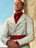 Anton Castillo Far Cry 6 White Leather Coat