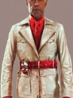 Anton Castillo Far Cry 6 White Leather Coat