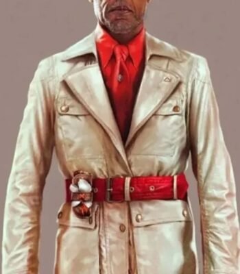Anton Castillo Far Cry 6 White Leather Coat