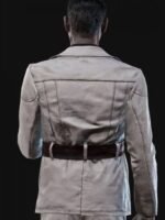 Anton Castillo Far Cry 6 White Leather Coat