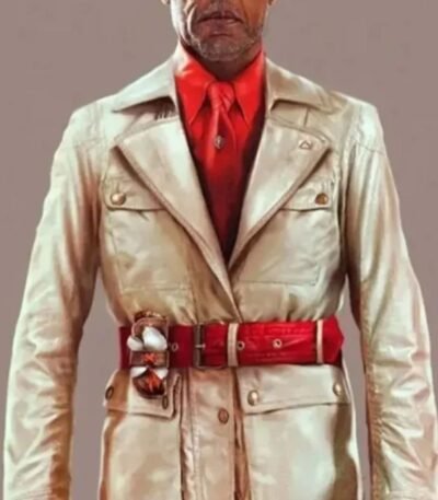 Anton Castillo Far Cry 6 White Leather Coat