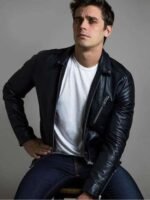 Antoni Porowski Queer Eye Black Biker Jacket