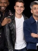 Antoni Porowski Queer Eye Black Biker Jacket
