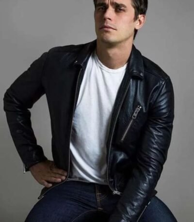 Antoni Porowski Queer Eye Black Biker Jacket