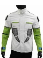 Apex Legends Crypto Grey Leather Jacket