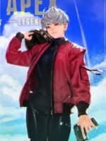 Apex Legends Valkyrie Red Bomber Jacket