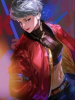 Apex Legends Valkyrie Red Bomber Jacket