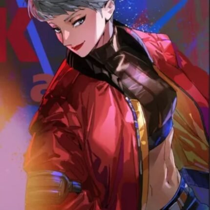 Apex Legends Valkyrie Red Bomber Jacket