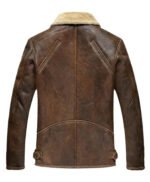 Aquaman Justice League Brown Leather Fur Jacket