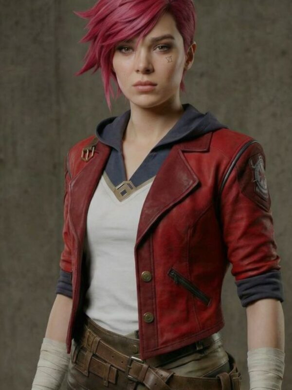 Arcane VI Red Cosplay Jacket