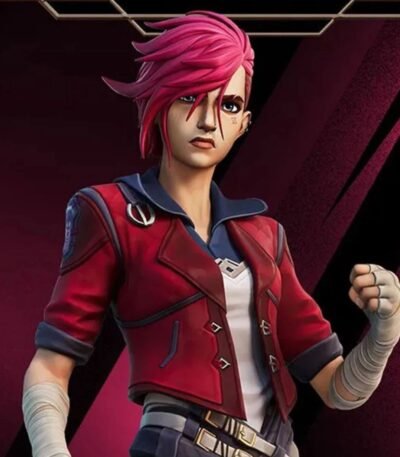 Arcane VI Red Cosplay Jacket