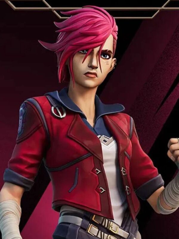 Arcane VI Red Cosplay Jacket