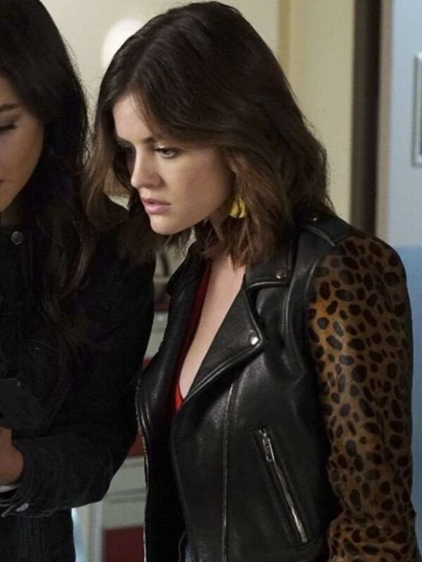 Aria Montgomery Pretty Little Liars Biker Jacket