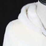 Armando Mink Fur White Hooded Jacket