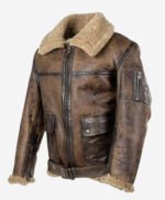 Arnold Schwarzenegger B6 Aviator Shearling Fur Jacket