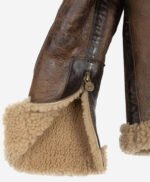 Arnold Schwarzenegger B6 Aviator Shearling Fur Jacket