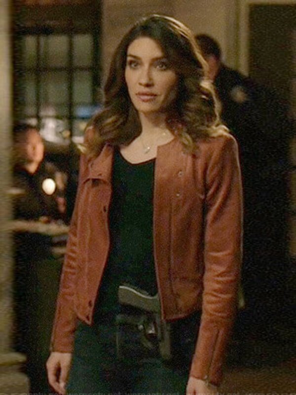Arrow Dinah Drake Brown Leather Jacket