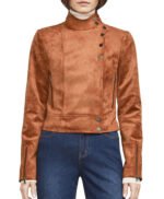 Arrow Dinah Drake Brown Leather Jacket