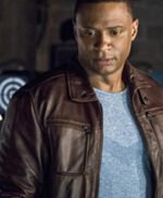 Arrow S04 John Diggle Brown Jacket