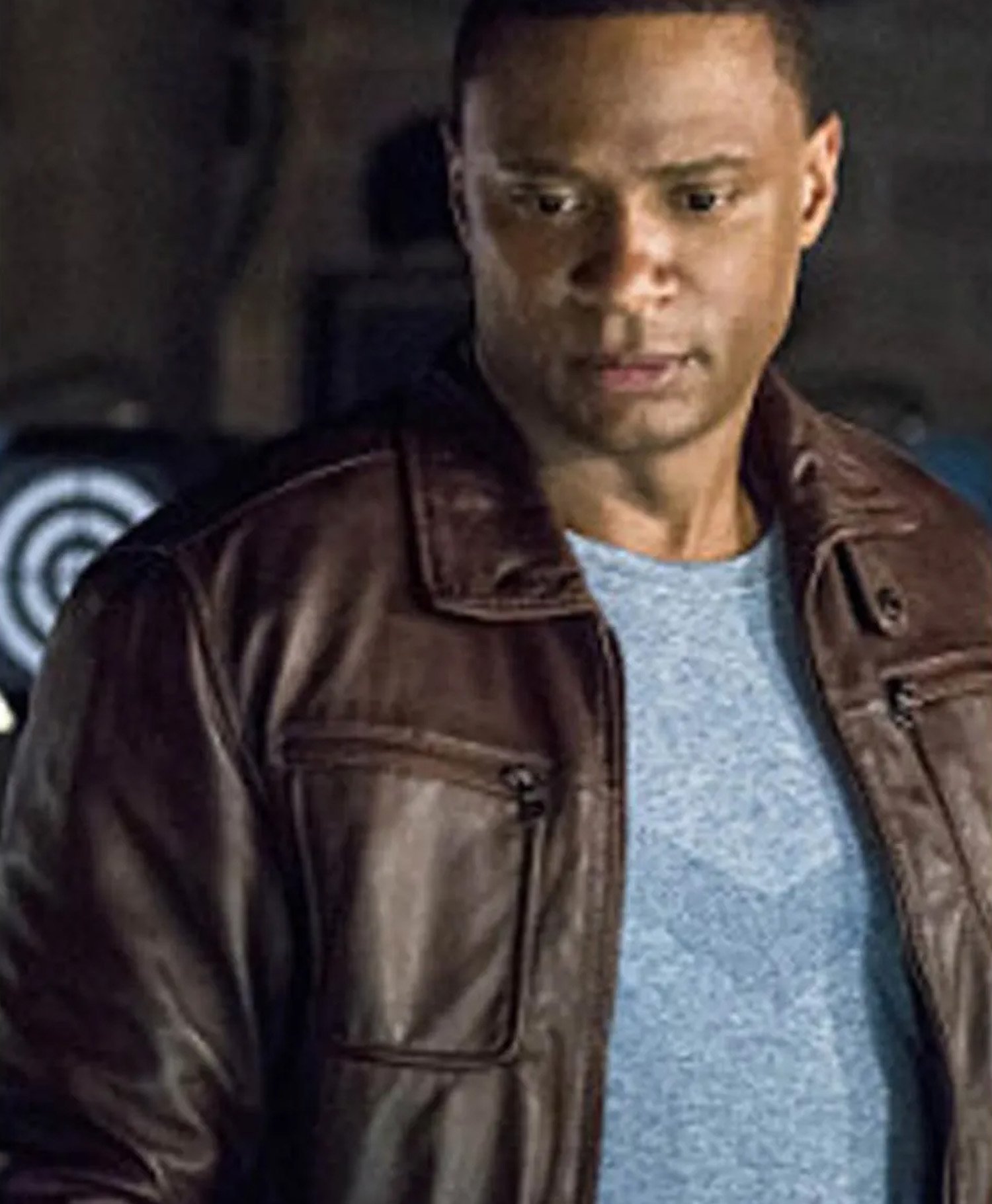 Arrow S04 John Diggle Brown Jacket Arrow S04 John Diggle Brown Jacket