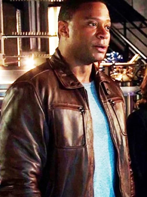 Arrow S04 John Diggle Brown Jacket