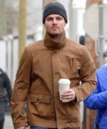 Arrow Stephen Amell Brown Jacket
