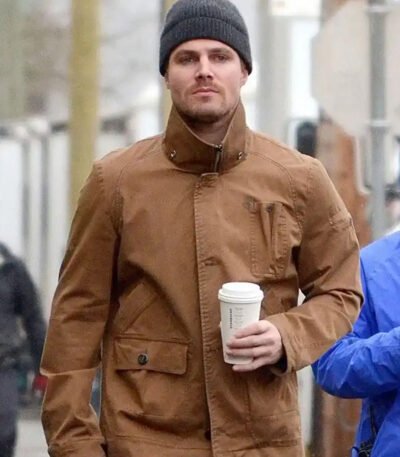 Arrow Stephen Amell Brown Jacket