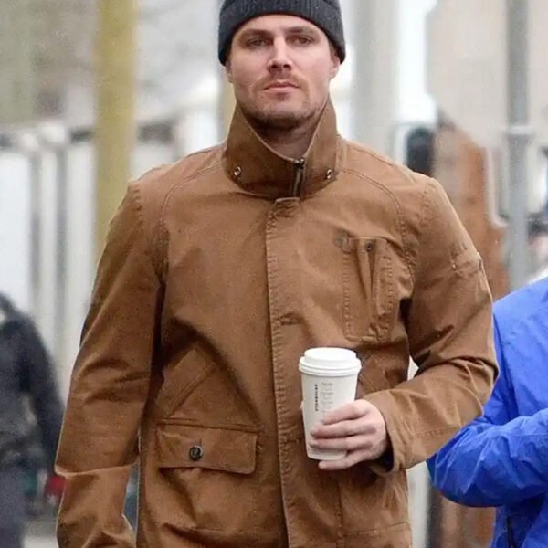 Arrow Stephen Amell Brown Jacket