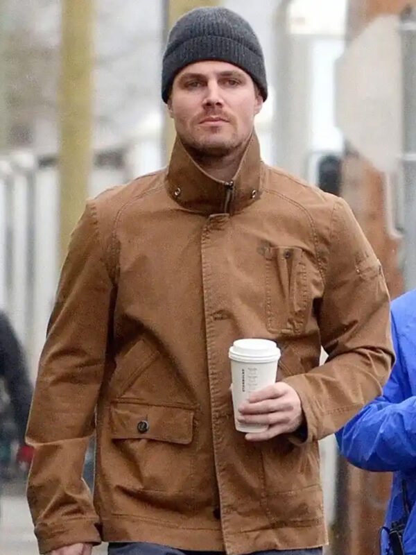 Arrow Stephen Amell Brown Jacket