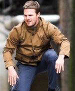 Arrow Stephen Amell Brown Jacket