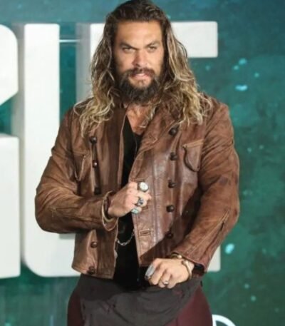 Arthur Curry Aquaman Distressed Leather Jacket