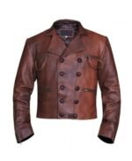 Arthur Curry Aquaman Distressed Leather Jacket