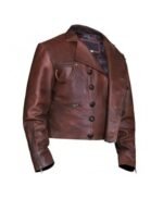 Arthur Curry Aquaman Distressed Leather Jacket