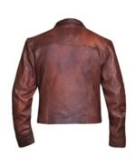 Arthur Curry Aquaman Distressed Leather Jacket