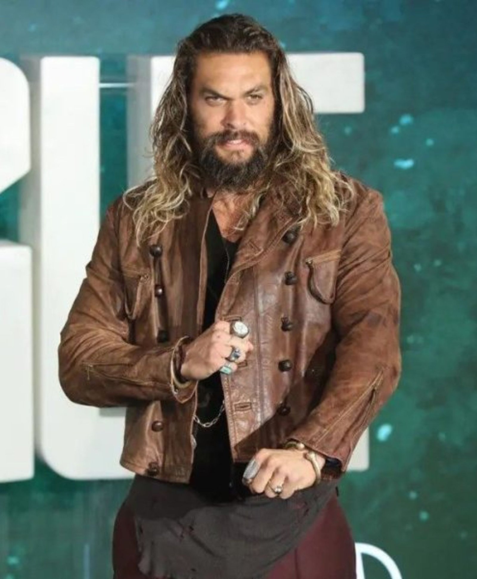 Arthur Curry Aquaman Distressed Leather Jacket Arthur Curry Aquaman Distressed Leather Jacket