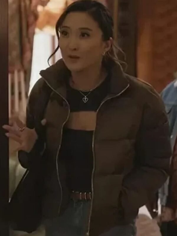 Ashley Park Only Murders in the Building Puffer Jacket