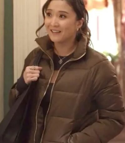 Ashley Park Only Murders in the Building Puffer Jacket