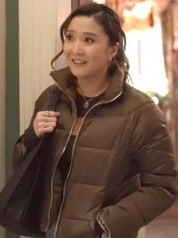 Ashley Park Only Murders in the Building Puffer Jacket