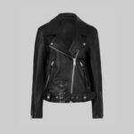 Ashley Roberts Biker Leather Jacket