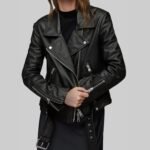 Ashley Roberts Biker Leather Jacket