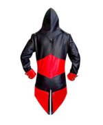 Assassins Creed Connor Kenway Red and Black Hoodie Jacket