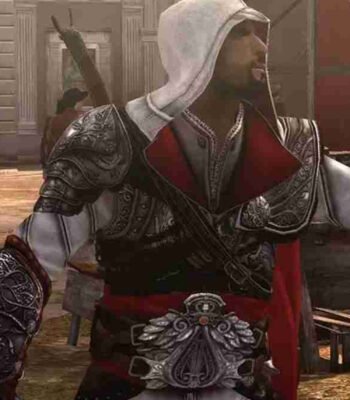 Assassins Creed Connor Kenway White Hoodie Coat