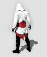 Assassins Creed Connor Kenway White Hoodie Coat