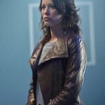 Audrey Marie Anderson Arrow Dark Brown Jacket